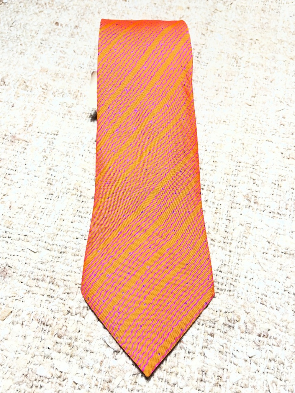 HERMES Mens Silk Tie - 100% AUTHENTIC - NWT!